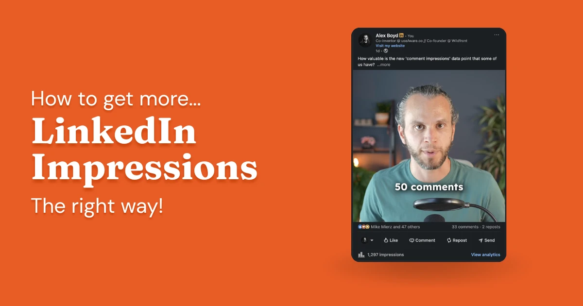 How To Get More Impressions on LinkedIn