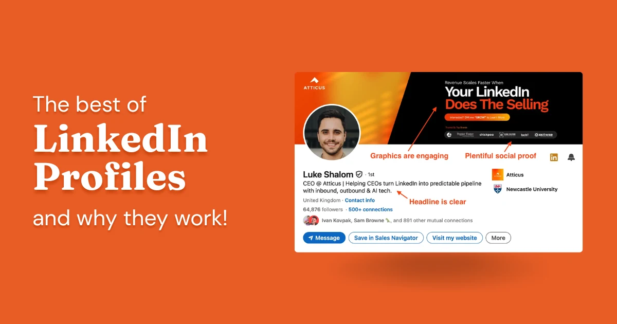 LinkedIn Profile Examples That Massively Influence The Market